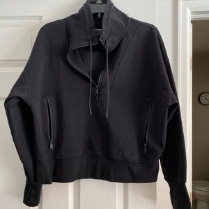 Old Navy Active Dynamic Fleece Black 1/4 zip pullover